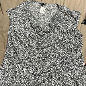 Drape neck new with tags sleeveless Lane Bryant top